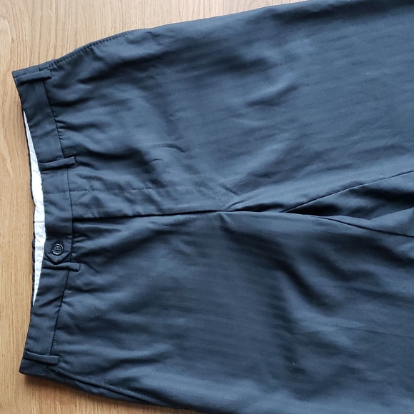 Canali Black Trouser Dress Pants 31" Waist X 29" Inseam Length Italian Designer - Picture 3 of 15